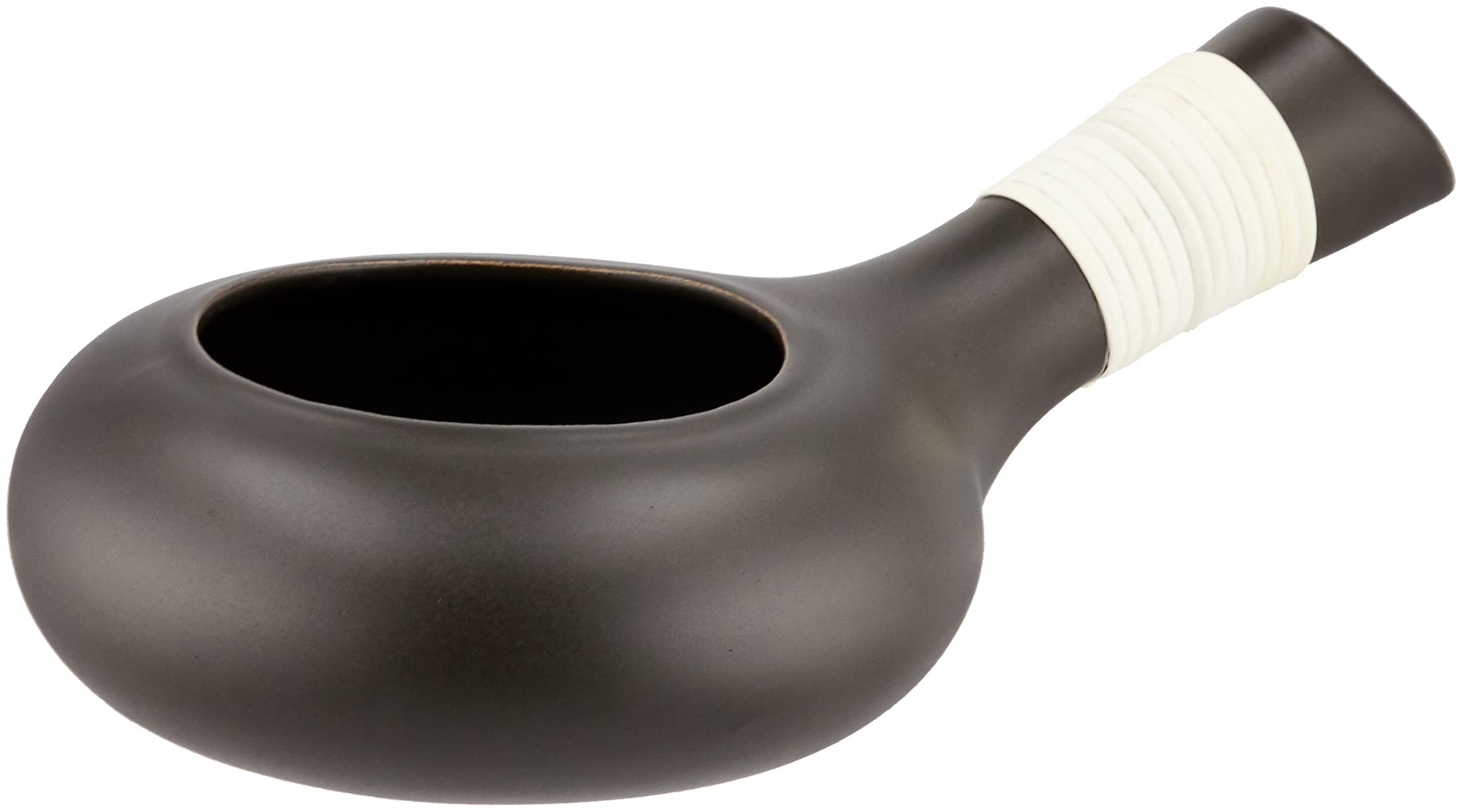 Amazon｜ヤマキイカイ ほうじ器 富仙黒 24cm(取っ手含む) F1169 焙烙